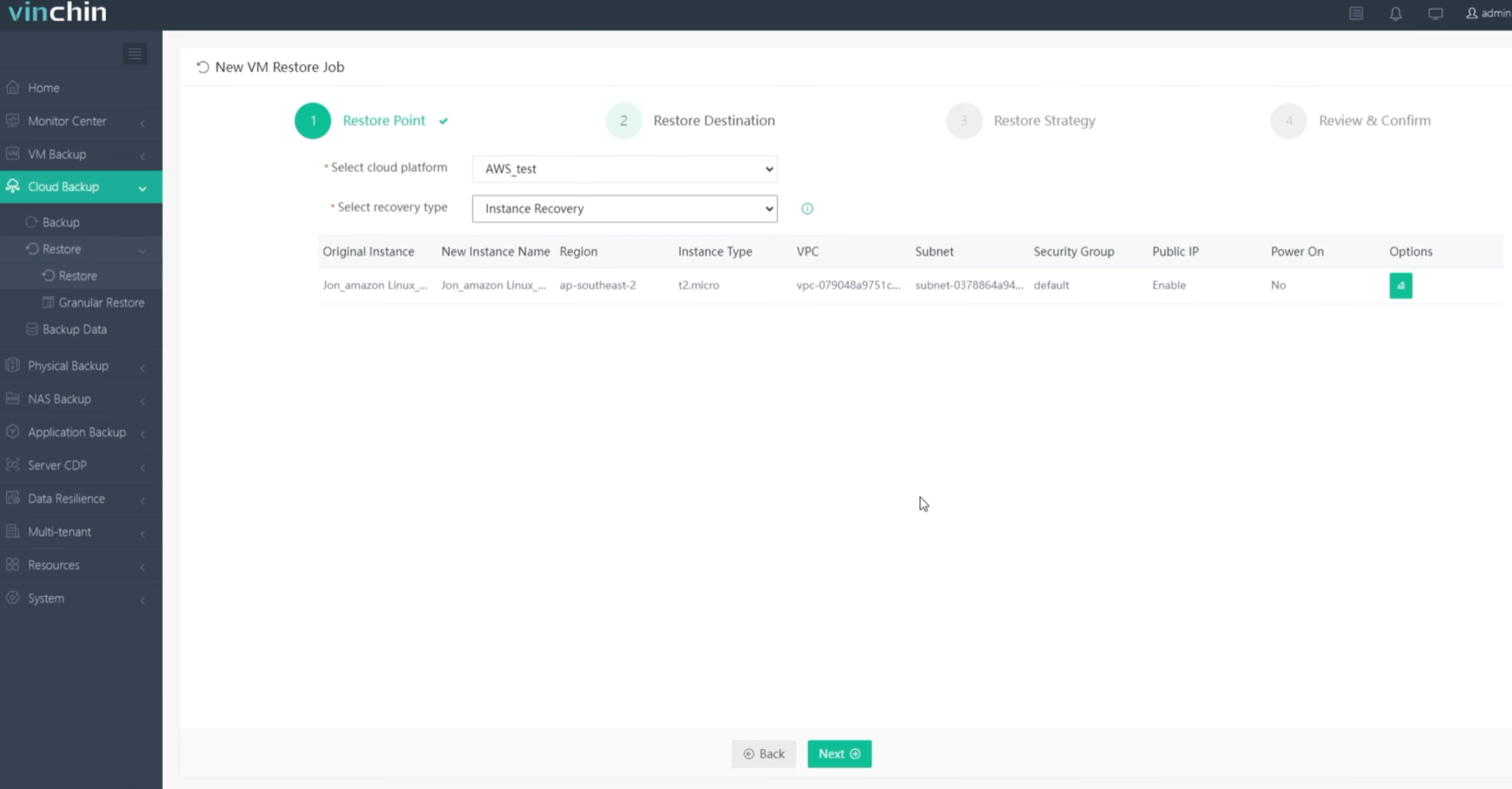 restore ec2 instance 2