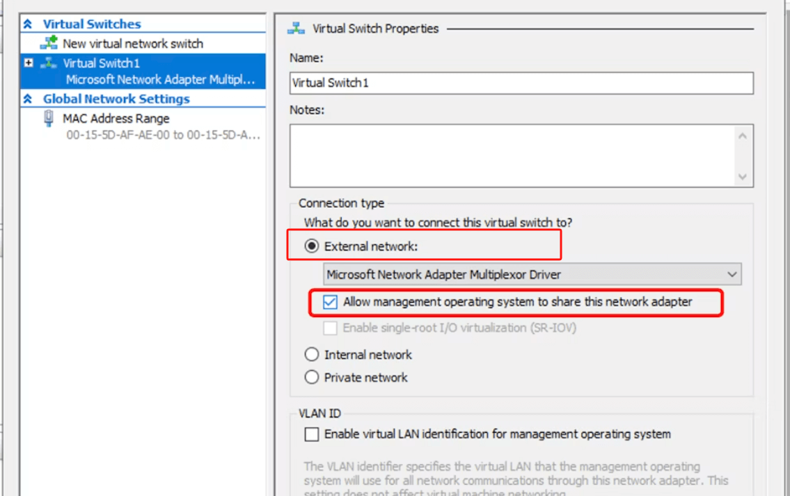 create hyper-v virtual switch