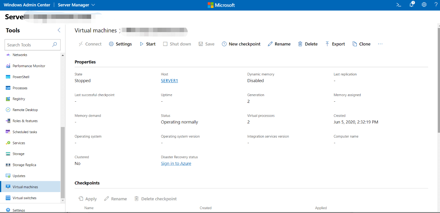 Windows Admin Center