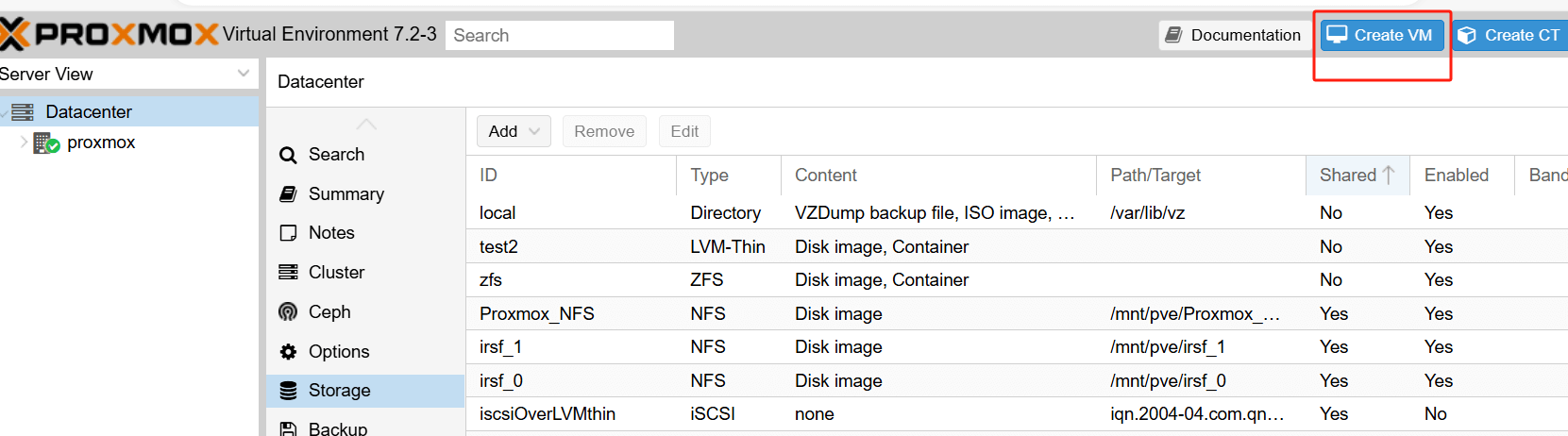 create thin provisioning vm 1