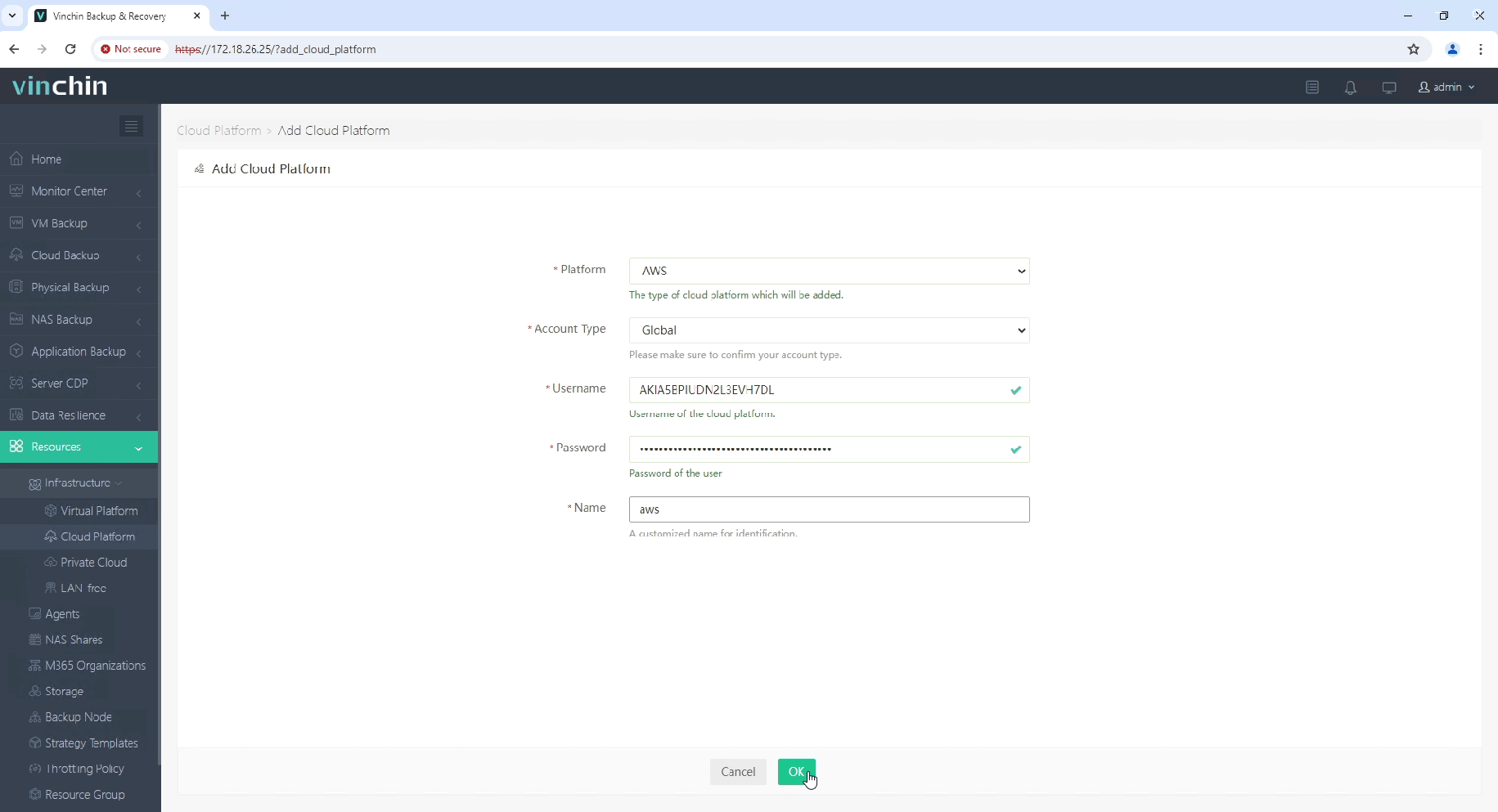 Backup EC2 instance