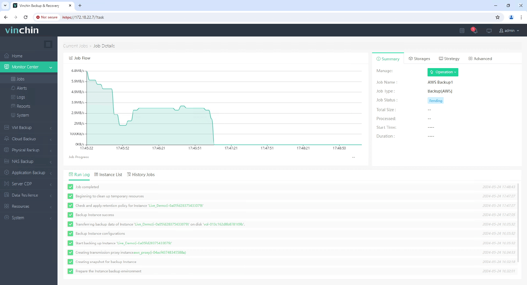 Backup Amazon EC2 Instance