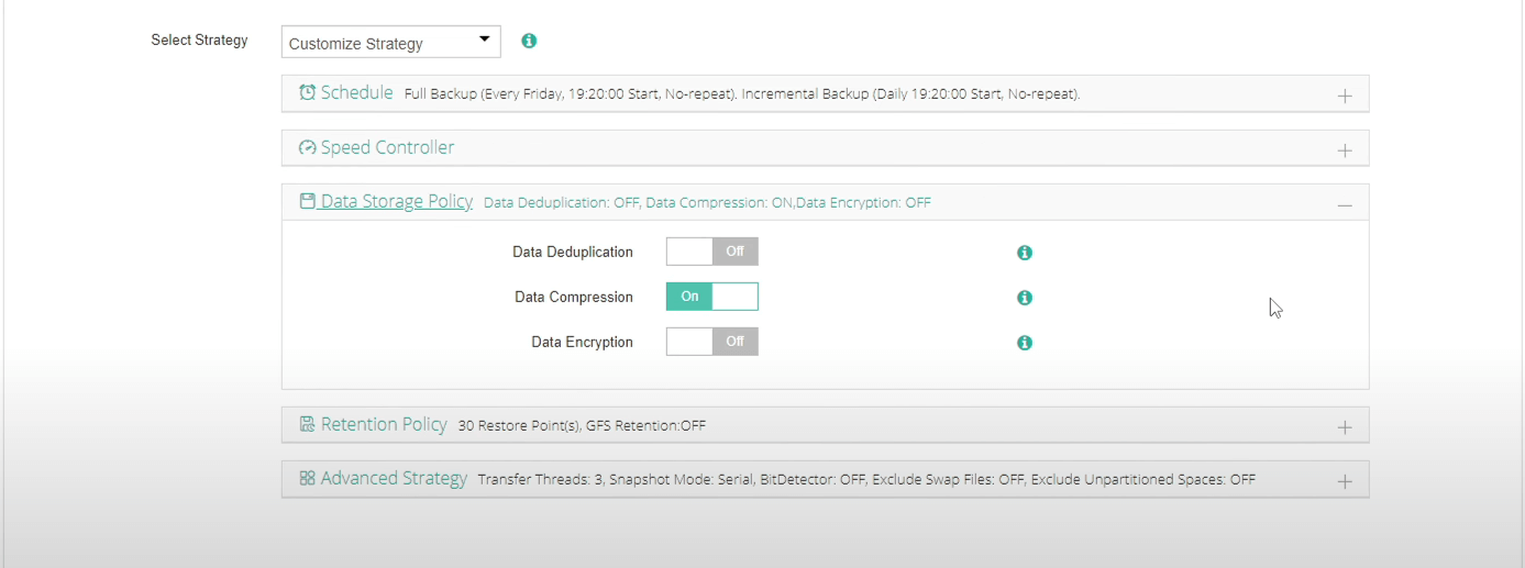 Backup VM on H3C