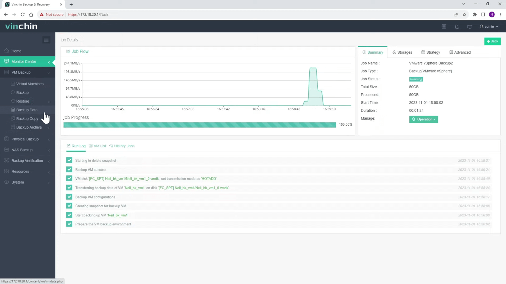 Backup VMware