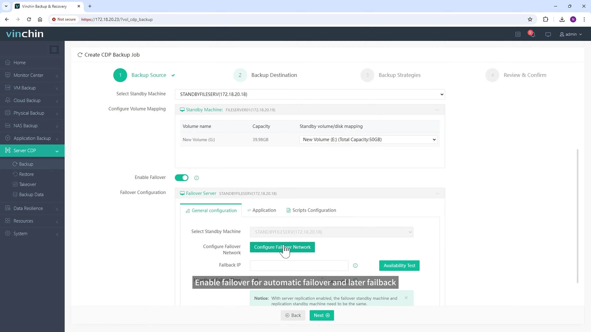 Failover Configuration