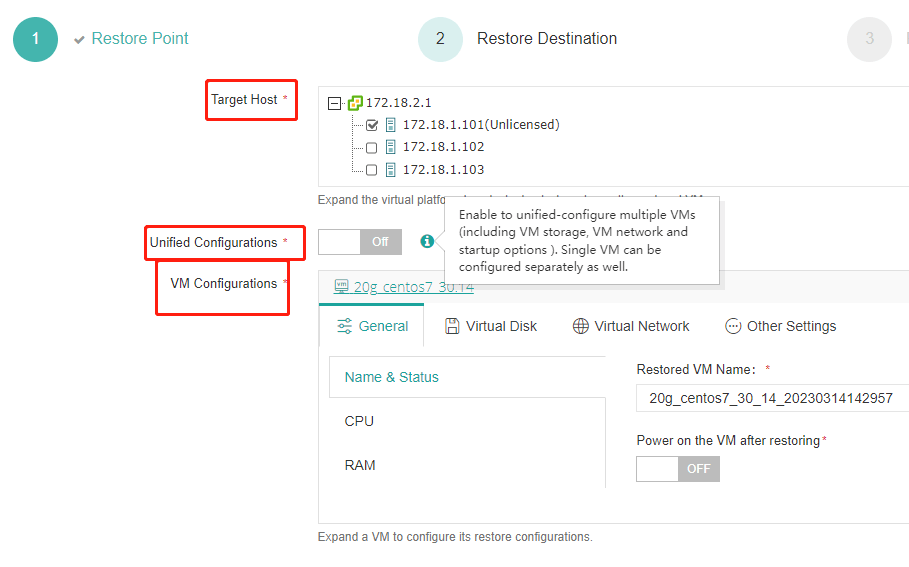 Migration einer Virtuellen Maschine (VM) aus Red Hat Virtualization (RHV)