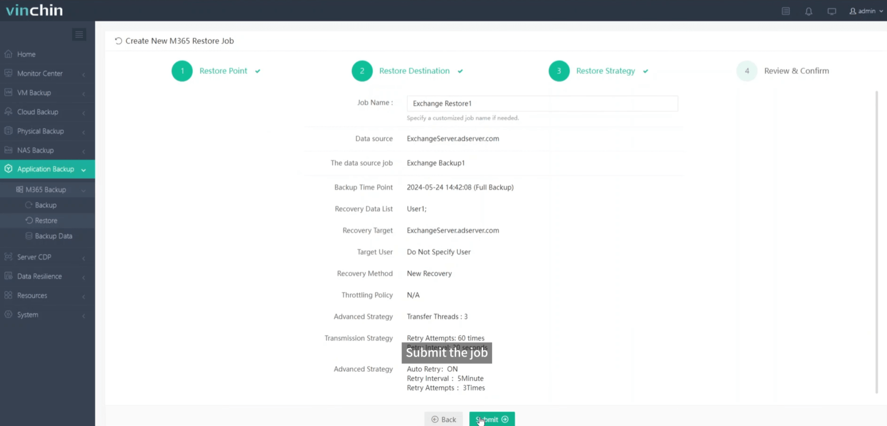 restore exchange server 5