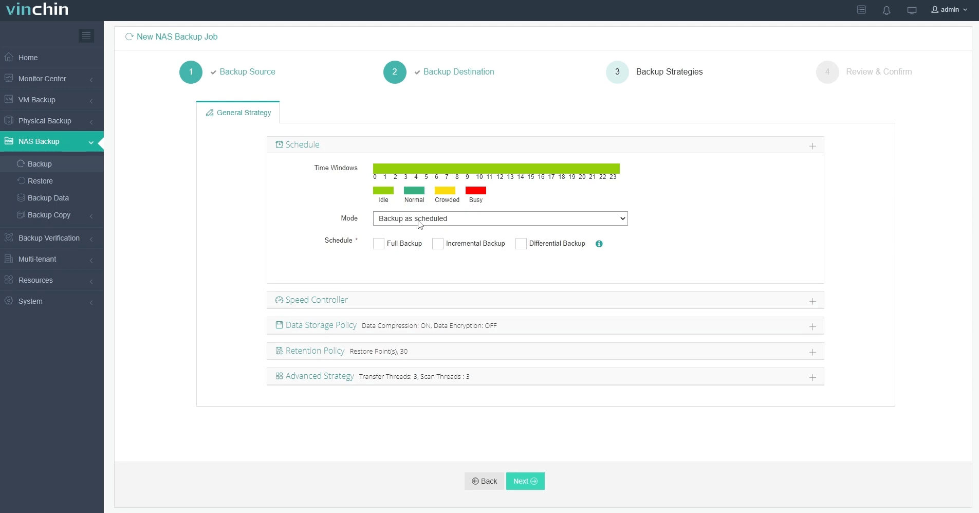 synology incremental backup