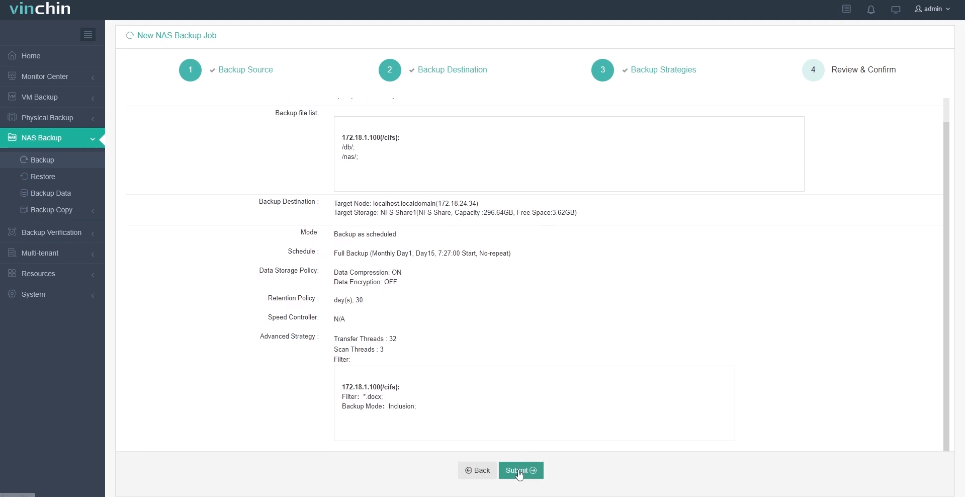 synology incremental backup