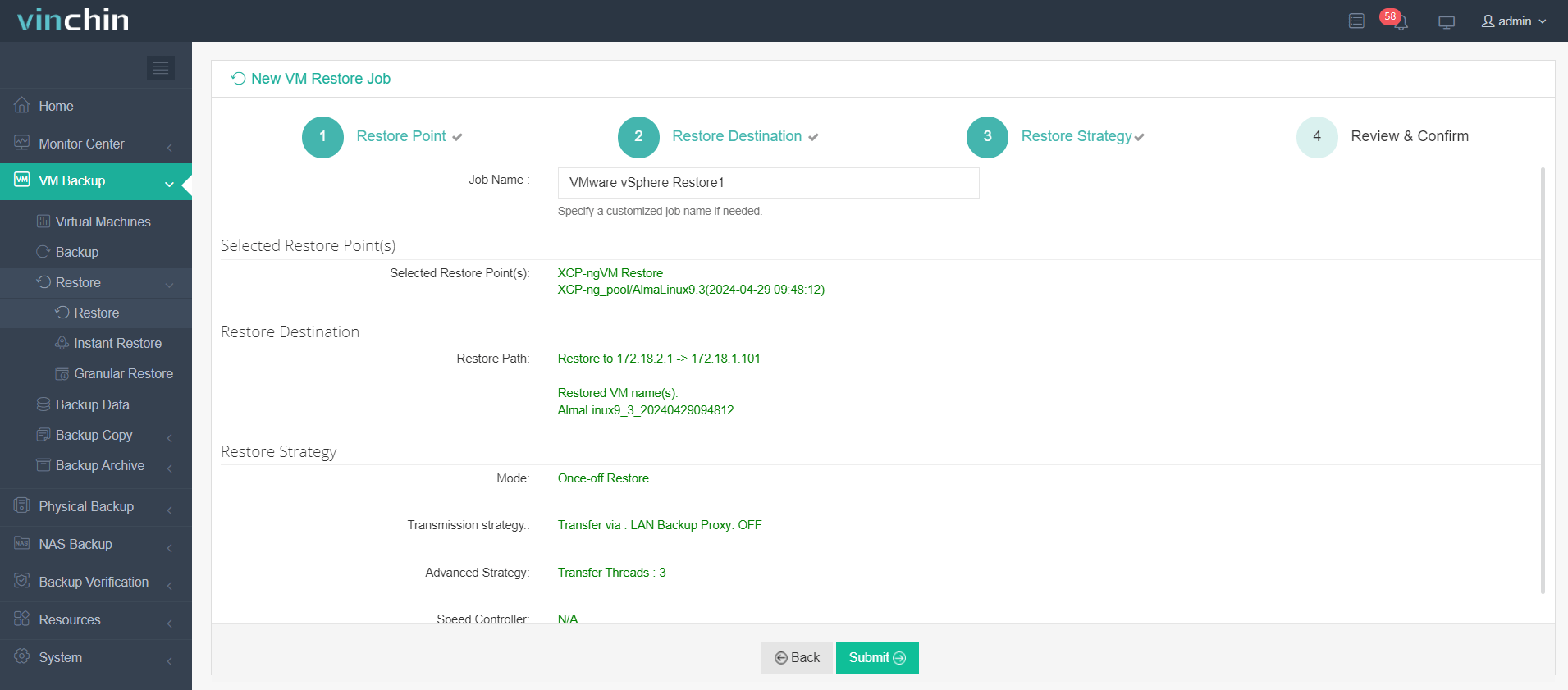 XCP-ng a VMware