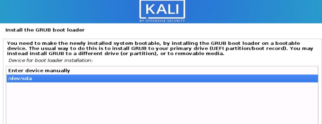 kali linux vmware