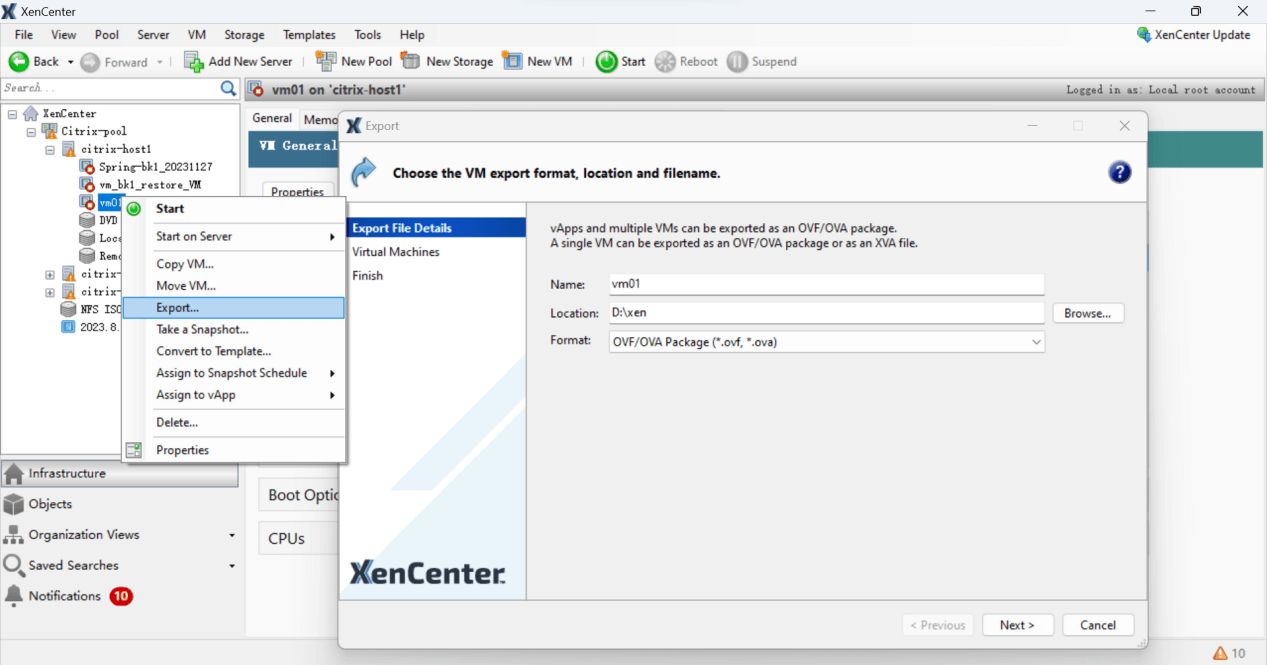 XenServer zu Proxmox